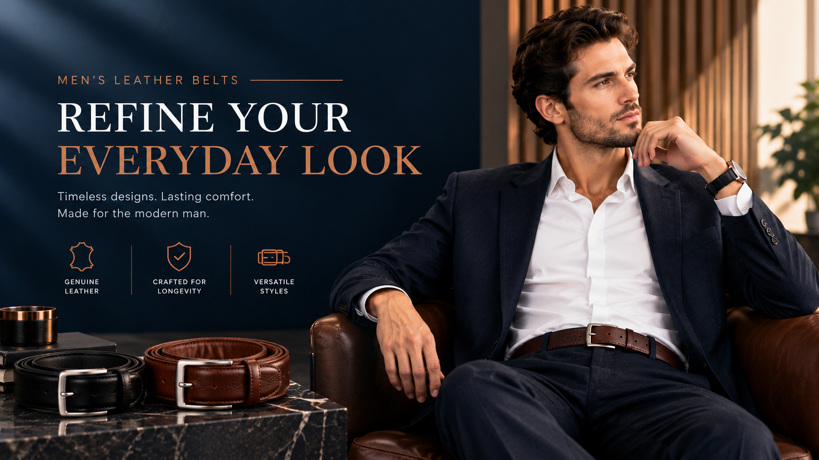 BeltCrest men's belts collection